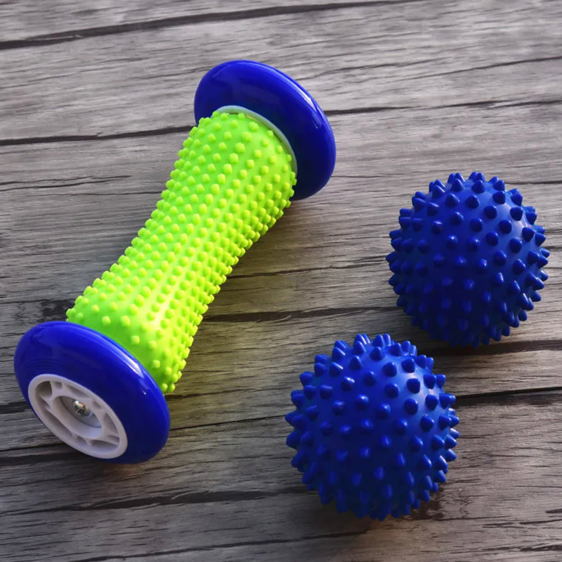 Foot Massage Three-Piece Muscle Relaxation Siamese Fascia Ball